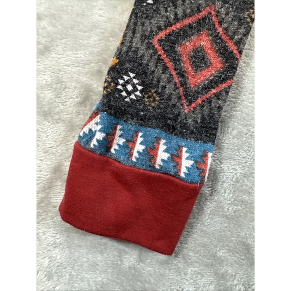 7th Ray Top Womens L Aztec Western Cowgirl Aztec Navajo Stretch Made In USA Red - Picture 7 of 10